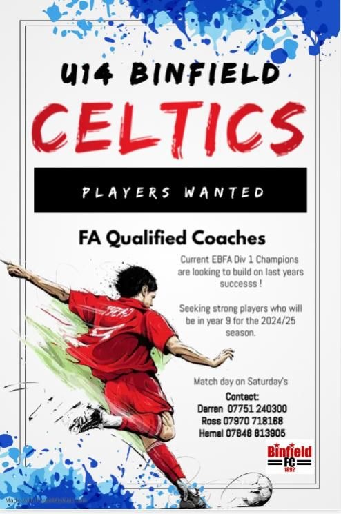 U14 Celtics Looking For Players