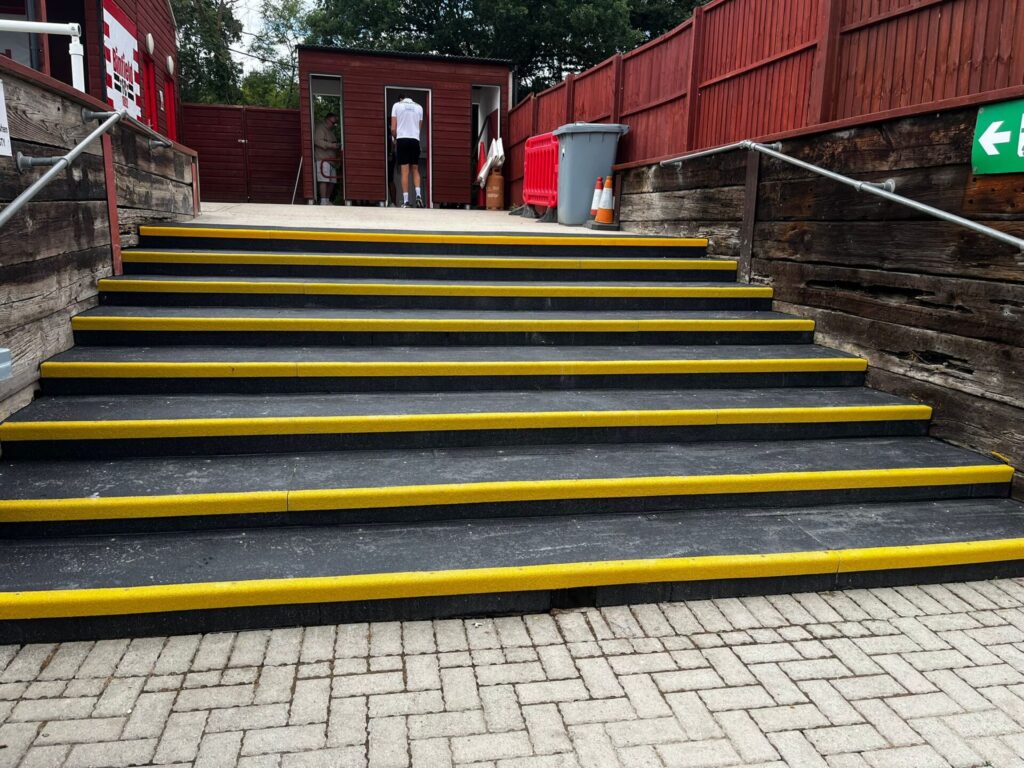 Renovated steps