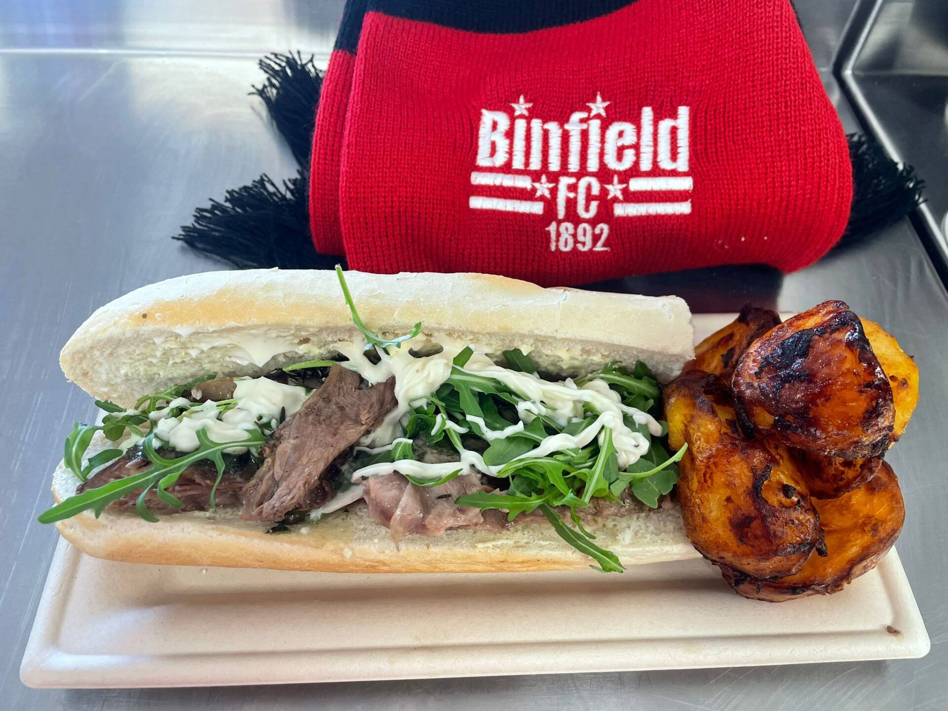 Roast Lamb In Baguette