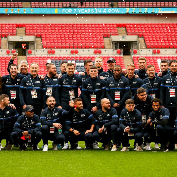 Binfield FC at Wembley for the FA Vase Final. Photo: Neil Graham.