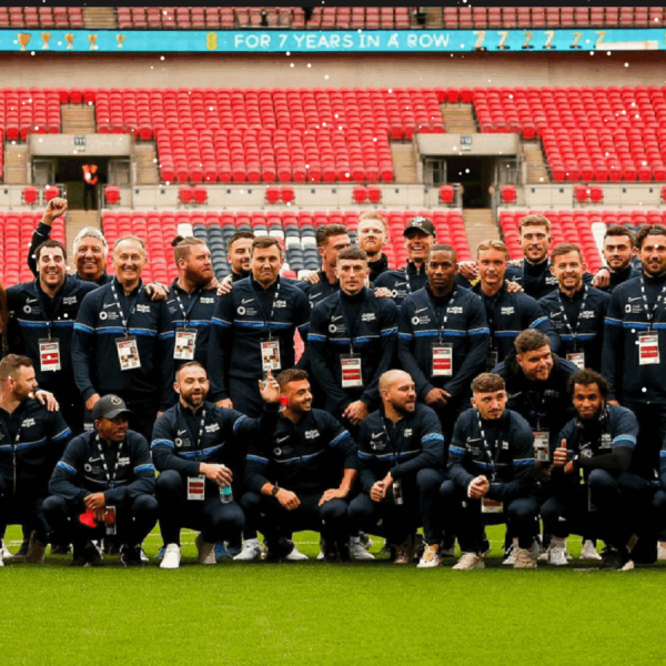 Binfield FC at Wembley for the FA Vase Final. Photo: Neil Graham.