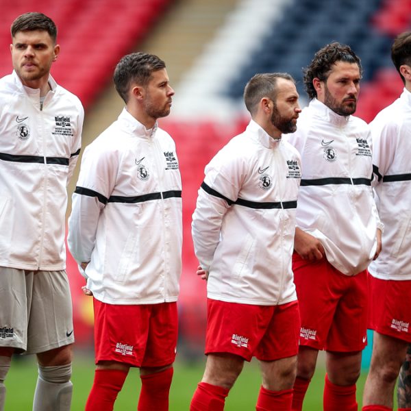 Binfield line up at Wembley. Photo: Neil Graham.